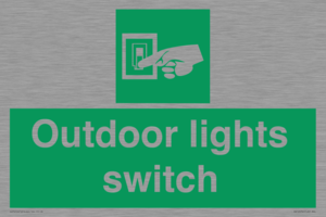 Outdoor lights switch
